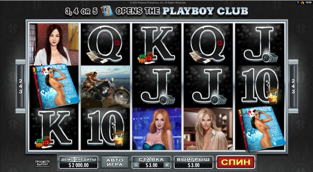 Игровой автомат Playboy